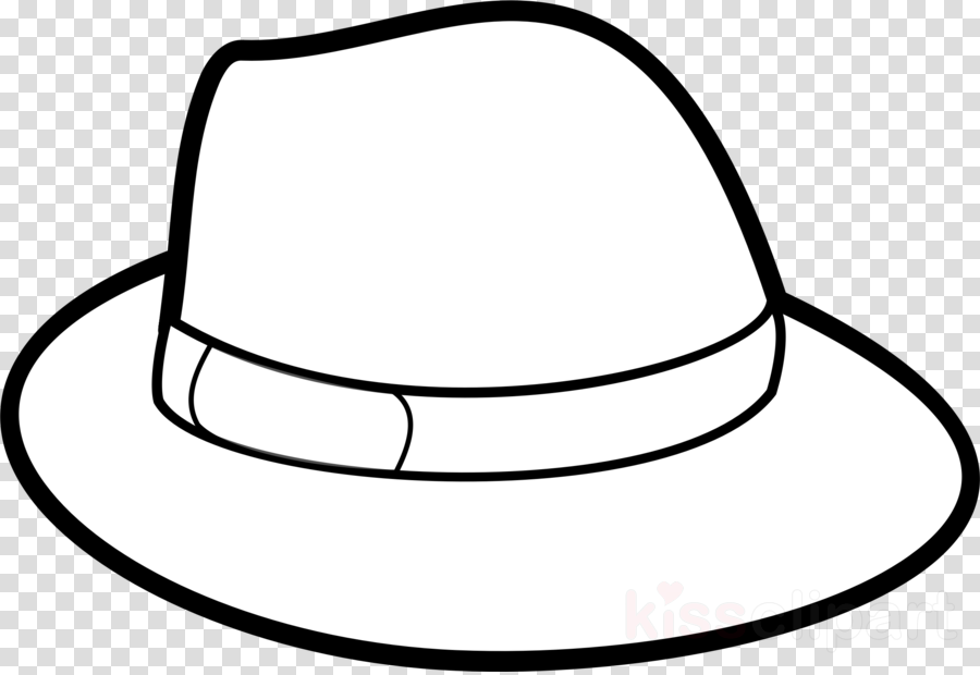 Hat Outline Clipart Top Hat Clip Art - Clip Art - Png Download (900x620), Png Download
