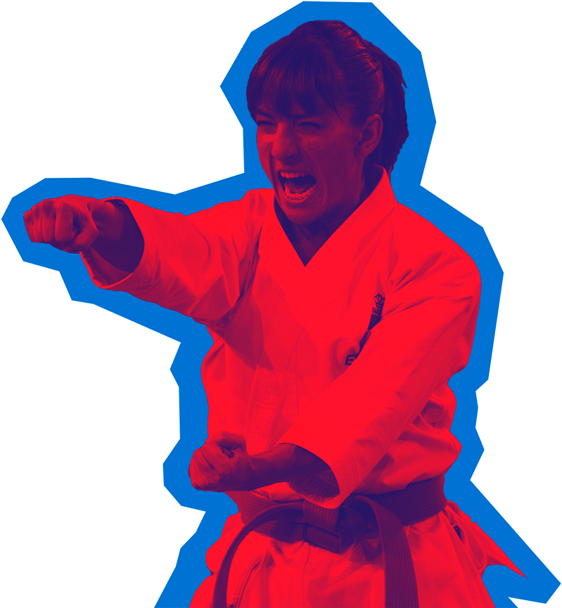 I Practice Karate - Karate Clipart (857x900), Png Download