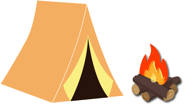 Family Literacy Night Stories By The Campfire Clipart (777x443), Png Download