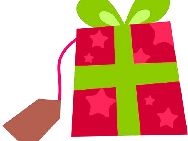 Parcel Clipart Christmas - Bunte Geschenke, Alles Gute Zum Geburtstag, Grußkarte - Png Download (640x480), Png Download