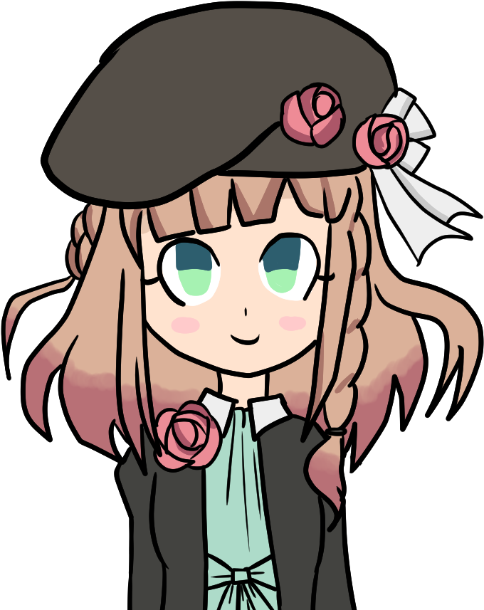 Potential Amnesia Heroine Design For Some Otome Protagonist - Cartoon Clipart (757x893), Png Download