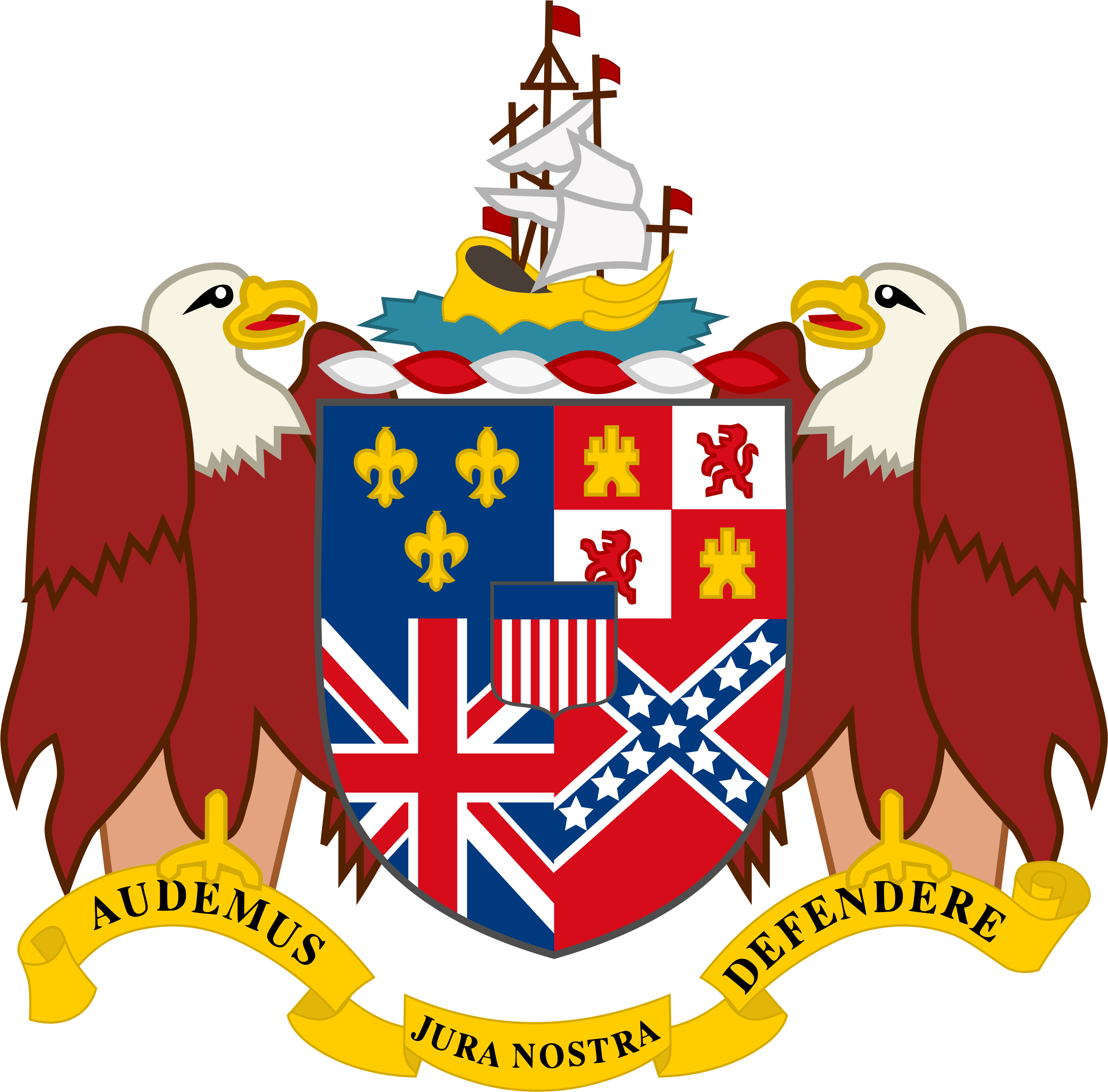 Alabama Coat Of Arms Clipart (1200x1176), Png Download