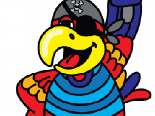 Parrot Clipart Shoulder Cartoon - Drawing - Png Download (640x480), Png Download