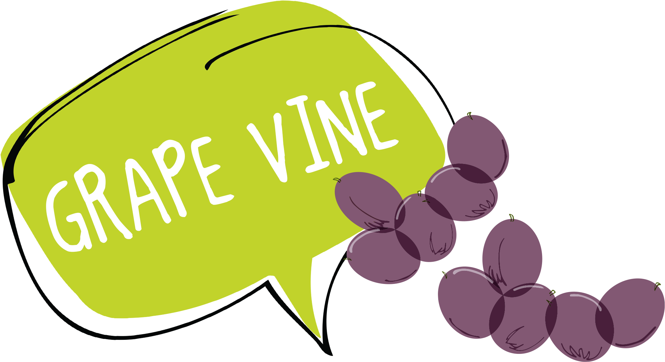 Grape Vine Website Banner Clipart (2181x1200), Png Download