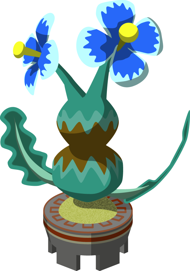 Zelda Wind Waker Exotic Flower Clipart (665x948), Png Download