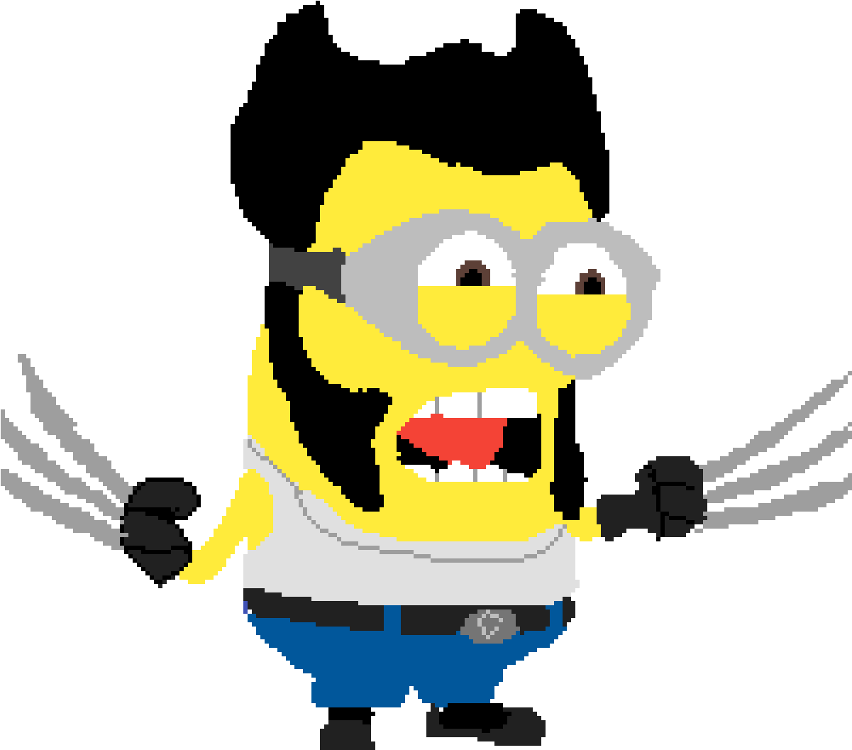 Wolverine Minion - Minions Clipart (1200x1200), Png Download