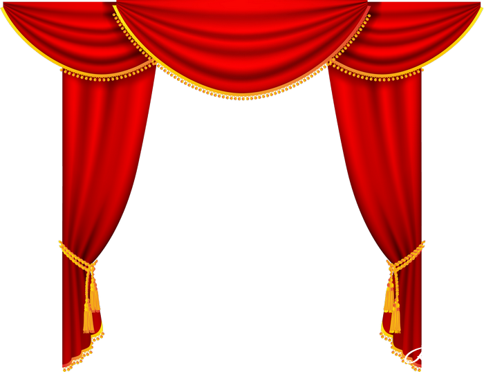 Stage Curtain Png Clipart (700x538), Png Download