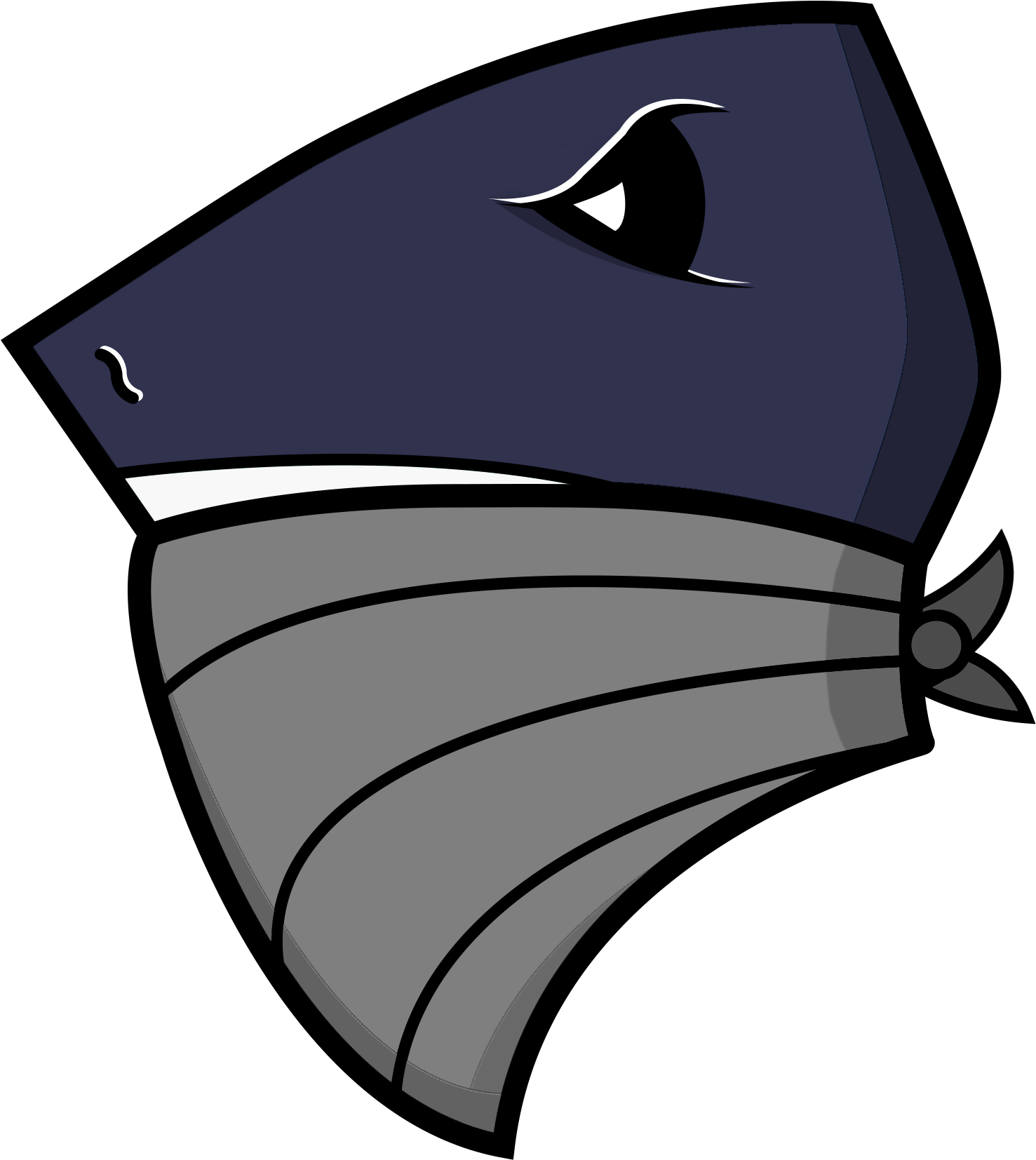 American Football Style Logo - Clip Art - Png Download (1592x1654), Png Download