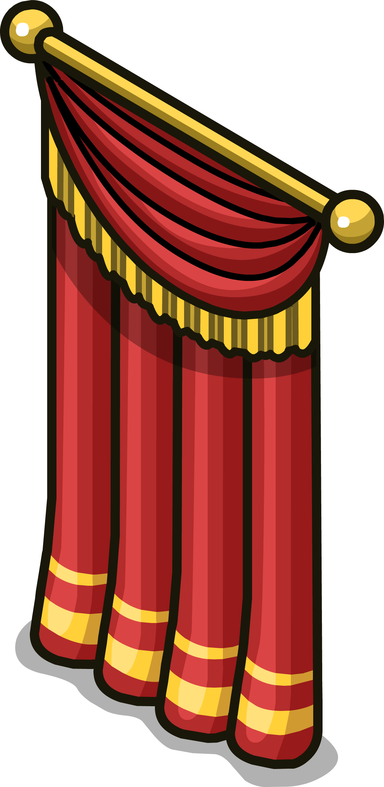 Image Stage Sprite Png - Theater Curtain Clipart (1237x2534), Png Download