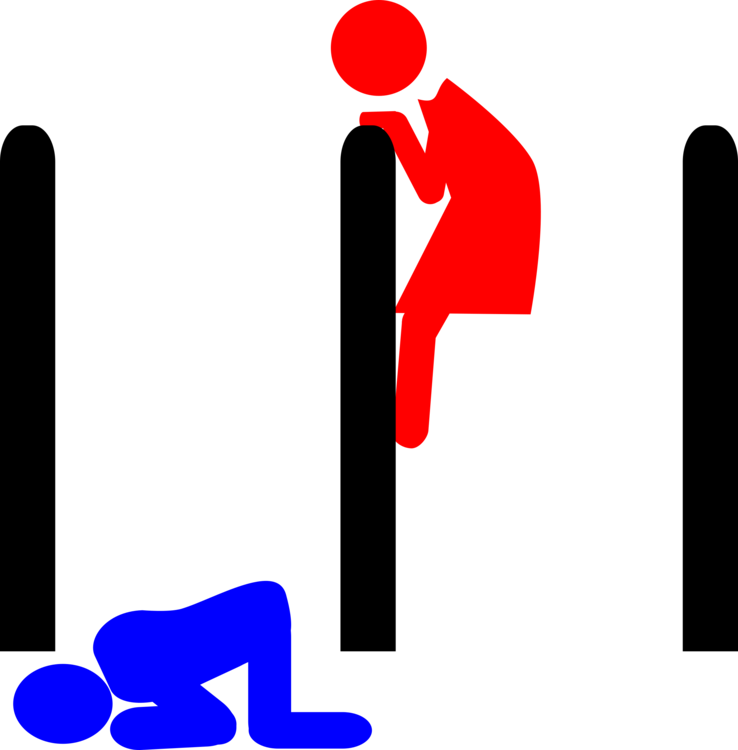 Gender Symbol Female Sign - Gambar Kartun Lagi Ngintip Clipart (738x750), Png Download