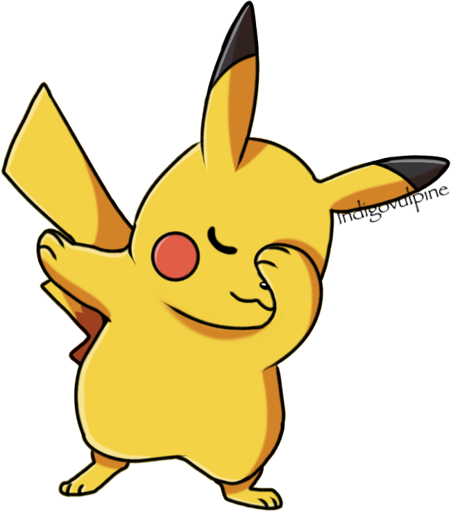 Pikachu Dab Pokemon Pinterest Dabbing Pok Mon - Pikachu Dabbing Clipart (650x739), Png Download