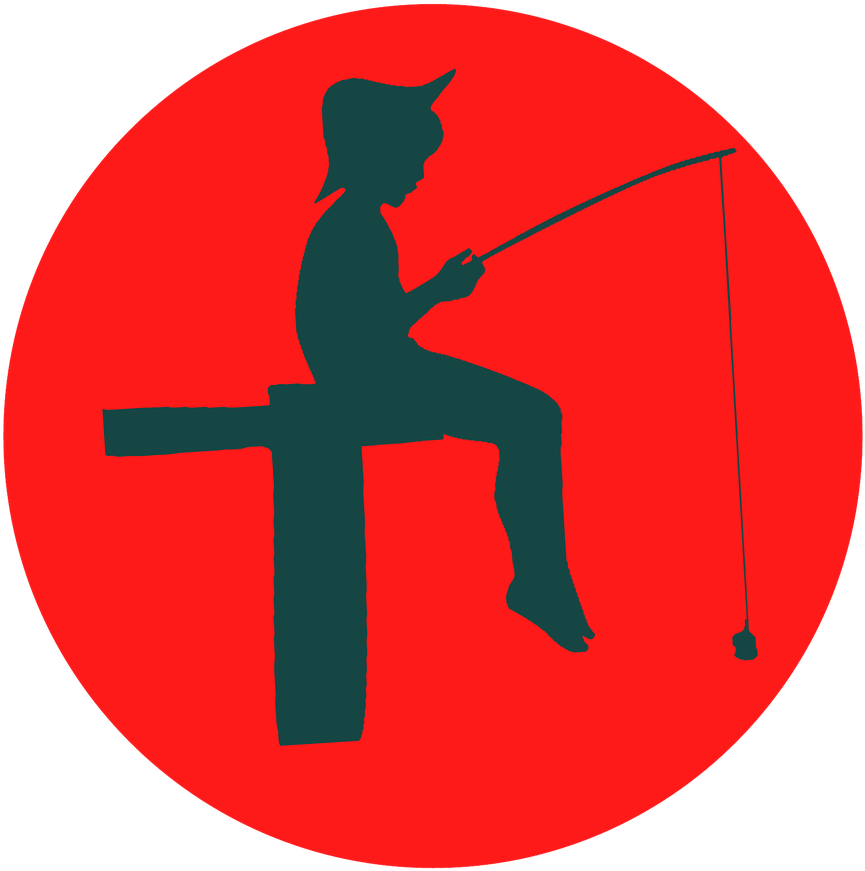 Boy, Fishing, Silhouette, Icon, Logo, Clipart, Sticker - Momoiro Clover Z Logo - Png Download (720x720), Png Download