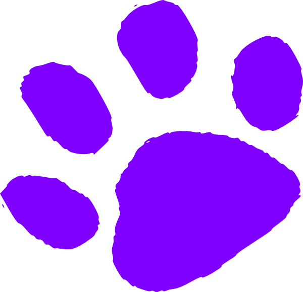 Paw Print Clip Art - Custom Paw Print Template Pillow Case - Png Download (600x580), Png Download