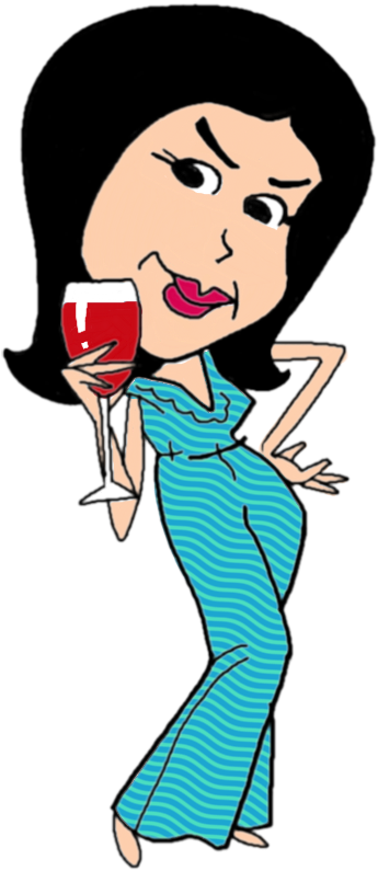 Cousin Glendora, Velveteen Lounge And Kelly Patterson Clipart (394x835), Png Download