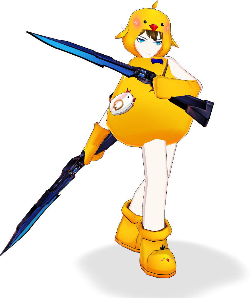 Elsword On Twitter - Elsword Chick Costume Clipart (886x1047), Png Download