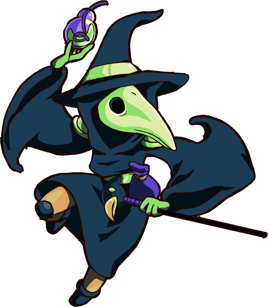 Body Swap Shovel Knight - Plague Knight Body Swap Clipart (925x1062), Png Download