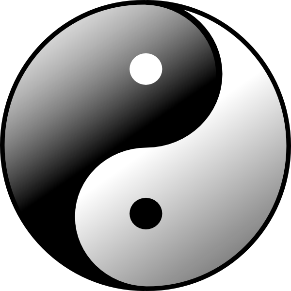 Yin Yang Logo Png Clipart (600x600), Png Download