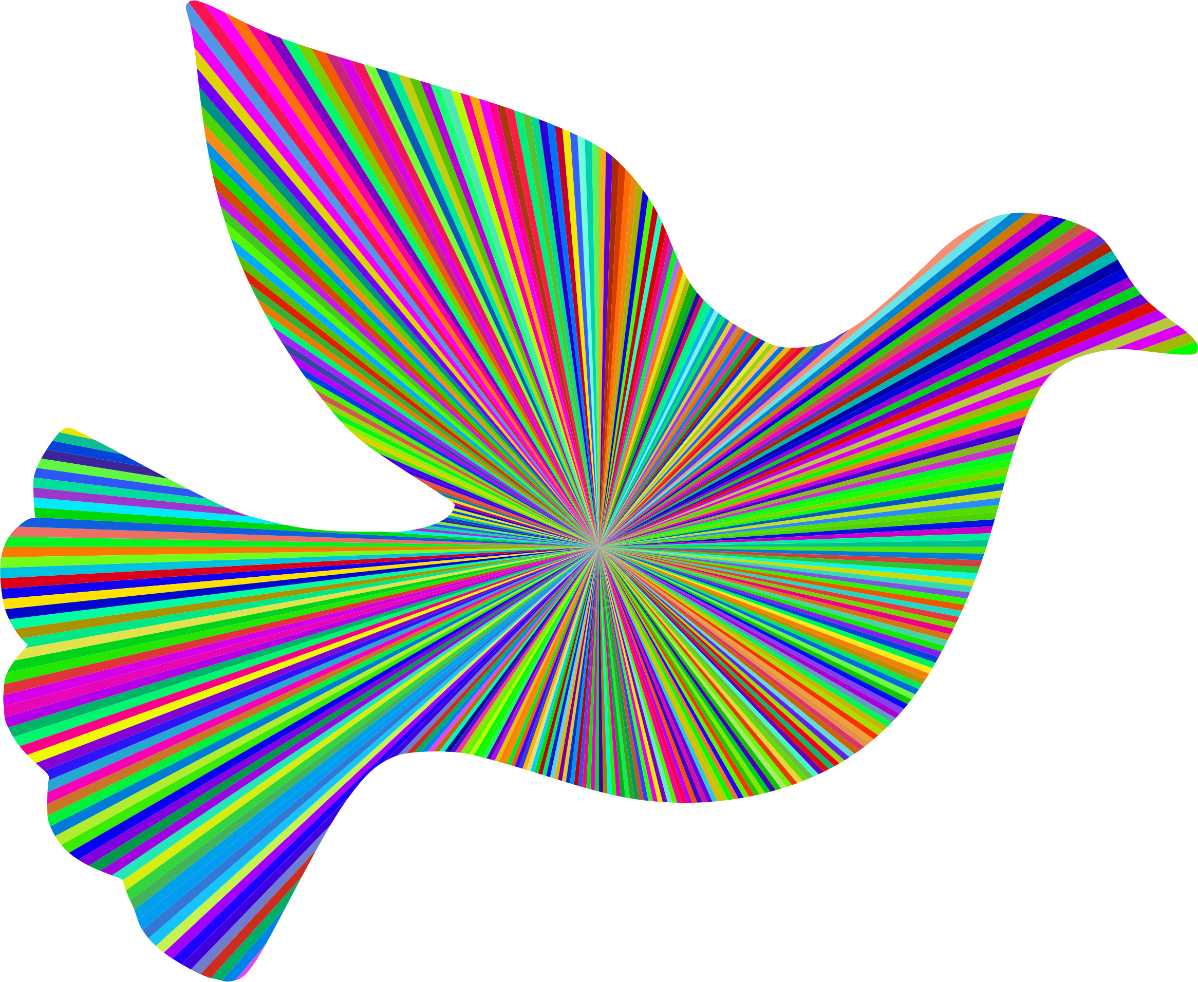 Big Image - Peace Dove Clipart (2332x1912), Png Download