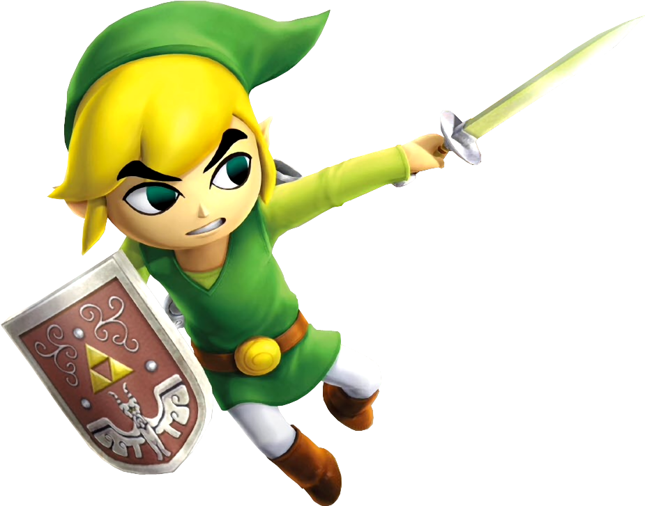 Hyrule Warriors Legends - Toon Link Sword Clipart (924x942), Png Download