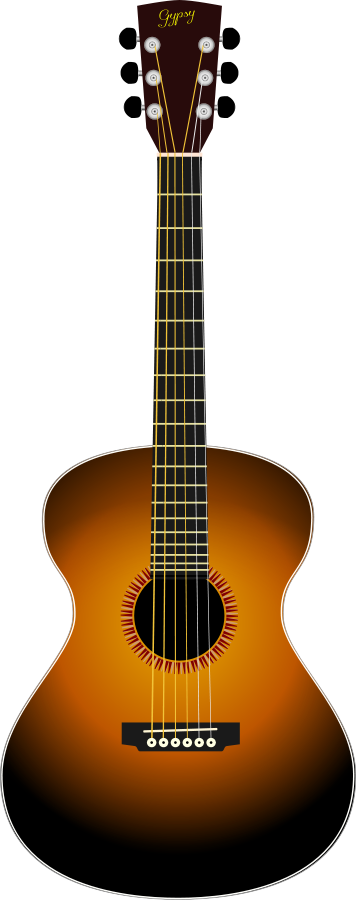 How To Set Use Acoustic Sunburst Clipart - Png Download (356x900), Png Download