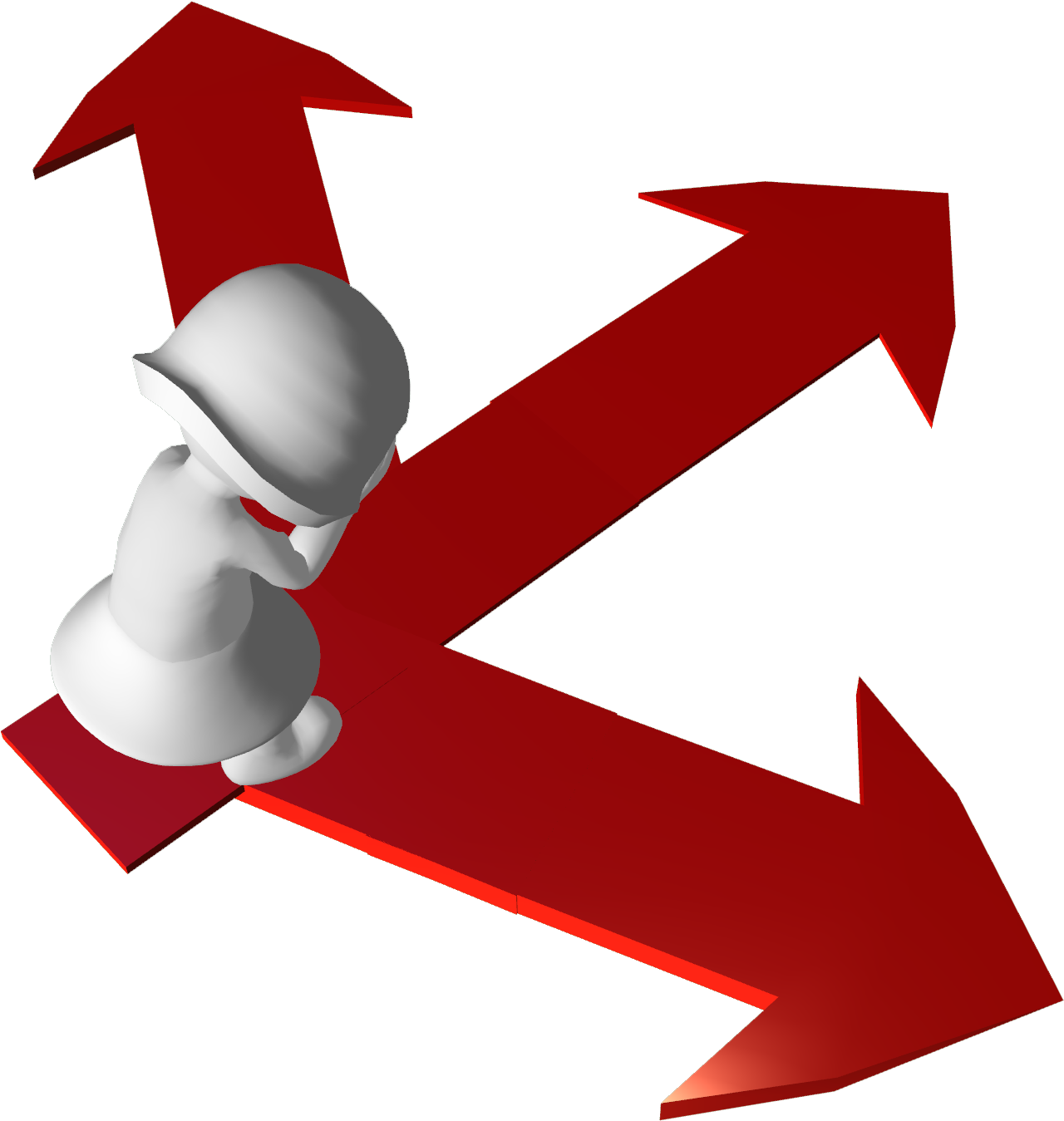 Points Sensibles Pour - Toma De Decisiones En 3d Clipart (1500x1500), Png Download