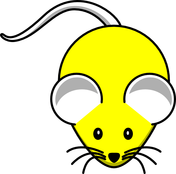 Finger Clipart Mouse - Cartoon Mouse Shower Curtain - Png Download (600x592), Png Download