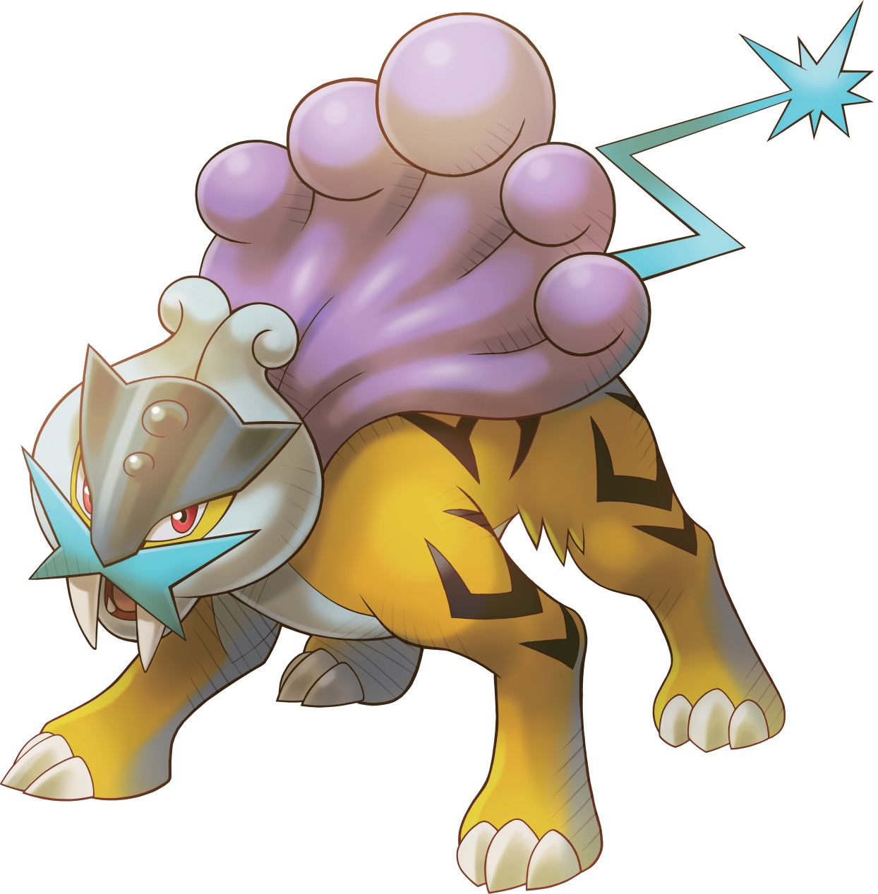 243raikou Pokemon Super Mystery Dungeon - All Prachin Pokemon Clipart (1244x1267), Png Download