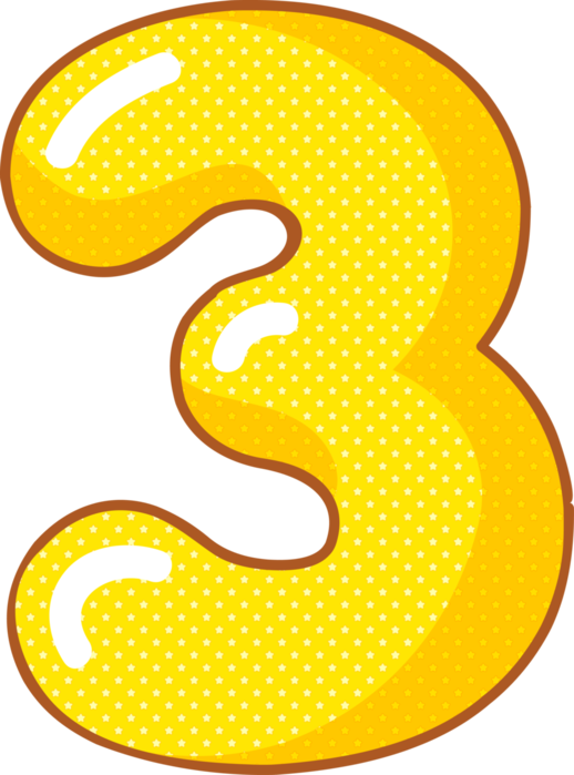 María José Argüeso - Numeros De Colores Para Imprimir Clipart (518x699), Png Download