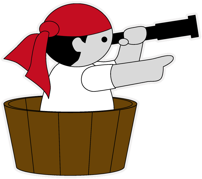 Piratas - Minus - Painting Clipart (900x750), Png Download