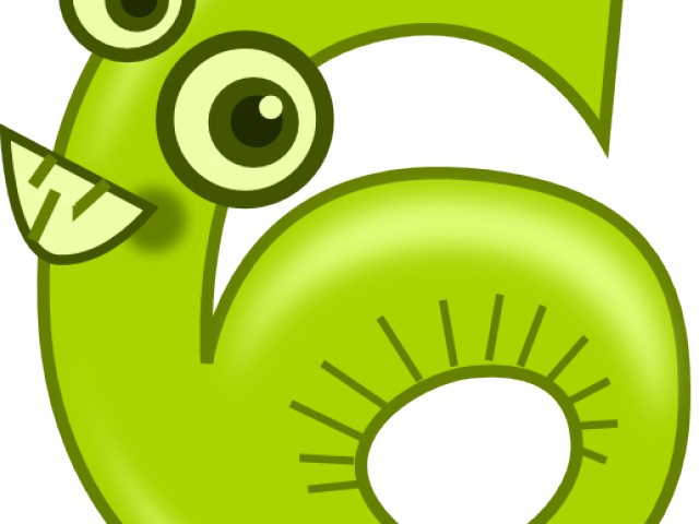 Number 6 Cliparts - Animated Numbers 1 10 - Png Download (640x480), Png Download