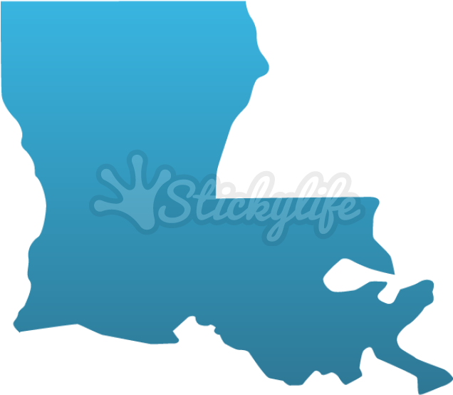 Louisiana Svg Tattoo - Louisiana Black State Clipart (940x587), Png Download