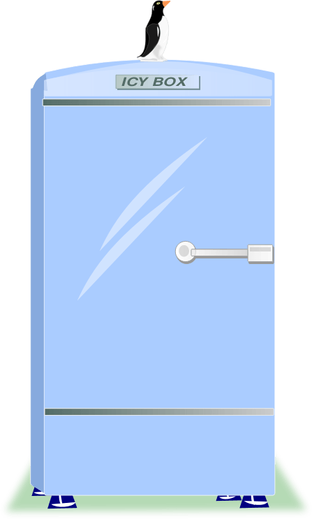 Free To Use & Public Domain Refrigerator Clip Art - Geladeira Antiga Com Pinguim - Png Download (447x743), Png Download