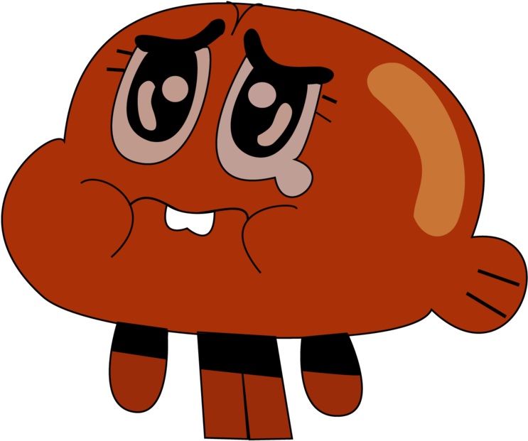Fridge Clipart Sad - Amazing World Of Gumball Darwin - Png Download (900x702), Png Download
