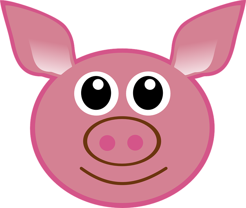 Free Image On Pixabay - Ojos De Cerdo Animado Clipart (852x720), Png Download