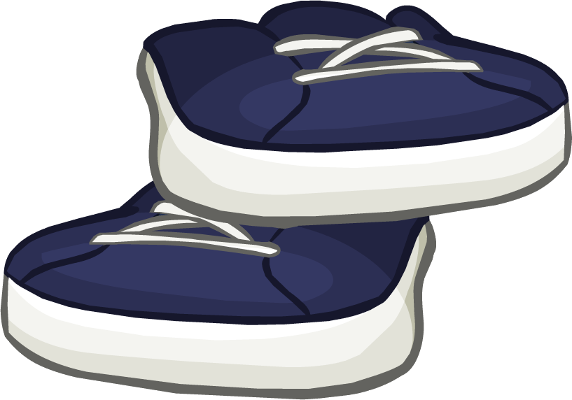 Brady's Sneakers - Brady's Sneakers Club Penguin Clipart (817x572), Png Download