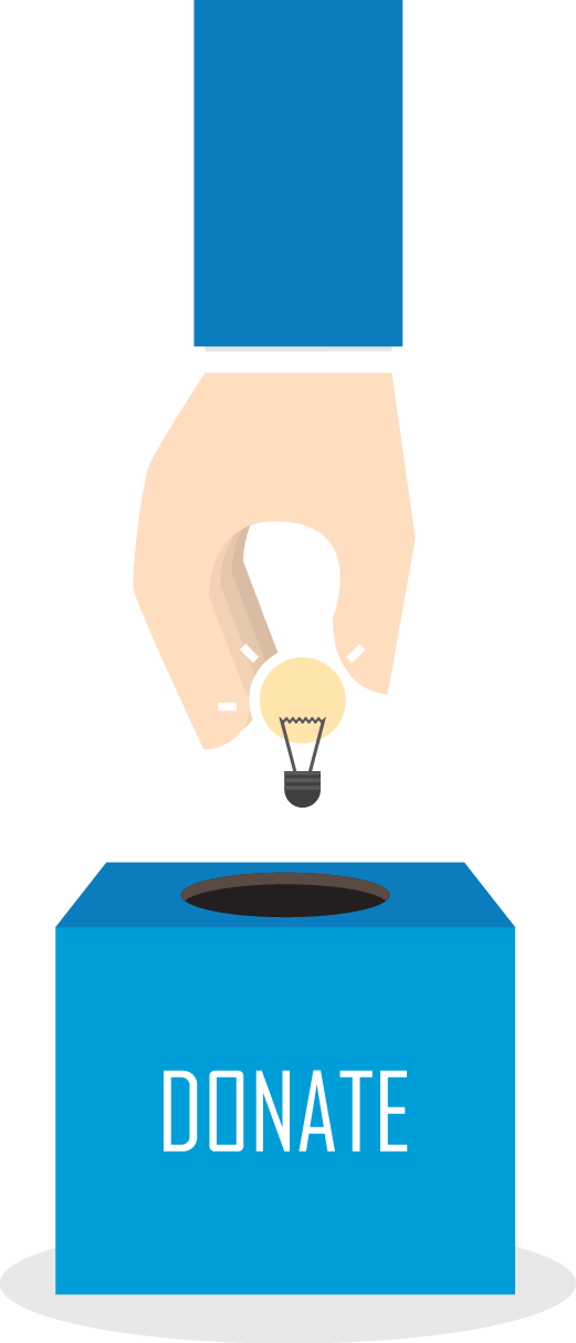 Holiday Donation Drive Success - Recycling Clipart (521x1214), Png Download