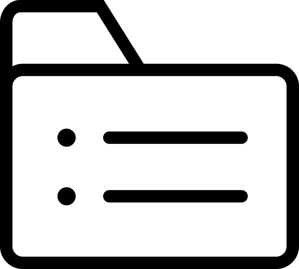 Situation Clipart General Information - File Folder - Png Download (980x880), Png Download