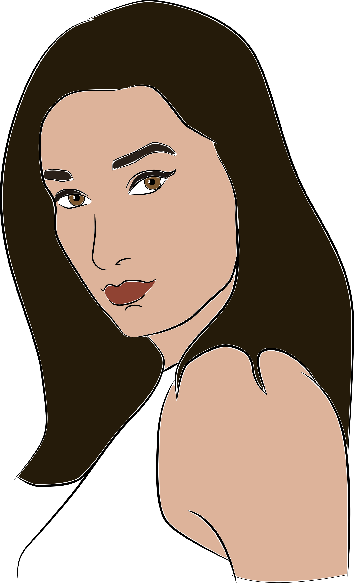 Other Popular Clip Arts - Head Shot Clipart - Png Download (1460x2400), Png Download