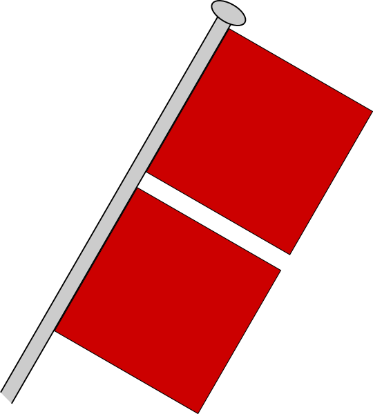 Flag Ban On The Passage And Blocking Of Navigation Clipart (540x600), Png Download