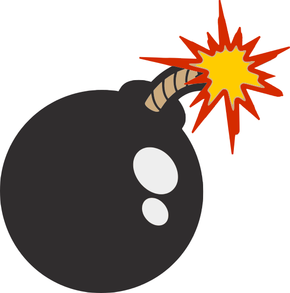 Cartoon Bomb Png Clipart (594x600), Png Download