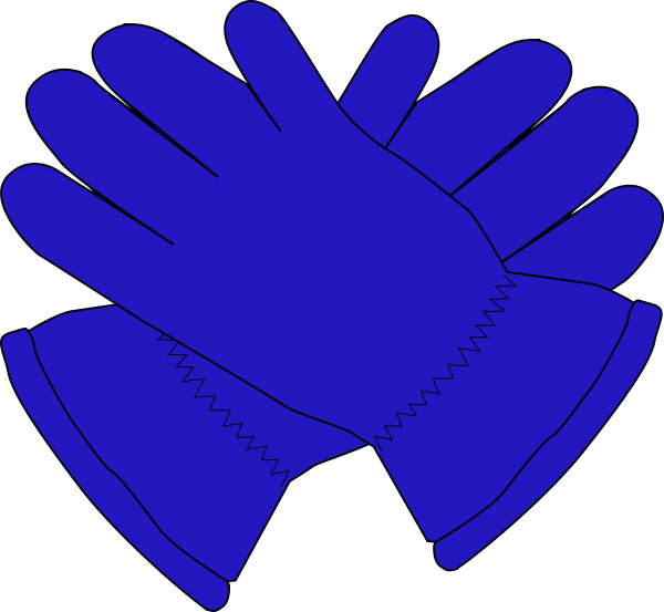 Gloves Clip Art At Clker Com Online - Glove - Png Download (600x553), Png Download