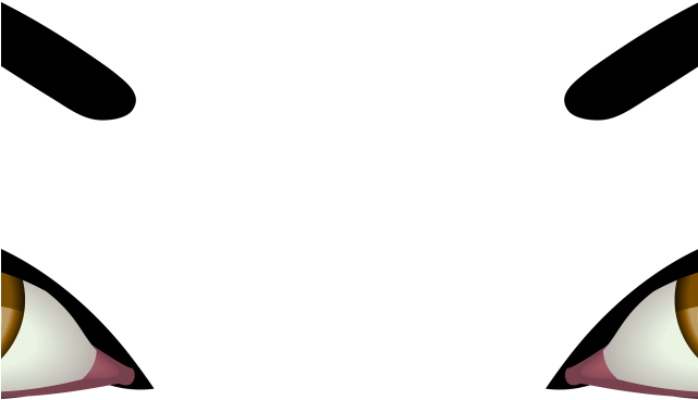 Girls Eyes Cartoon Png Clipart (640x480), Png Download