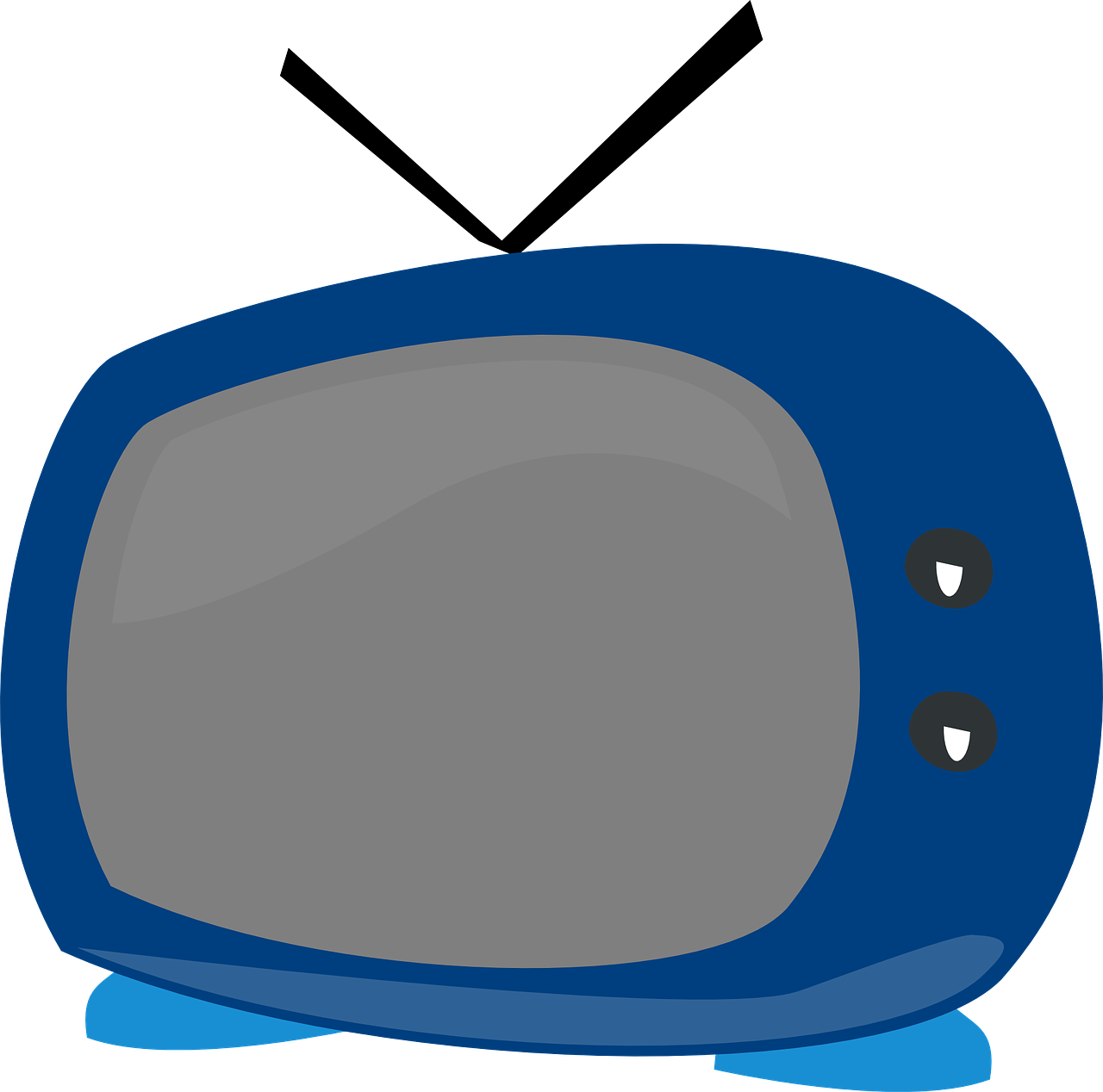 Tv Azul Png Clipart (1280x1268), Png Download