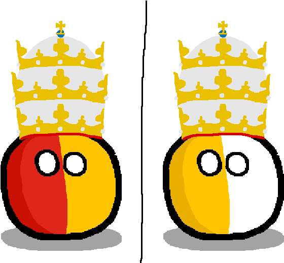 Le Mentulas Vee Ill Drive Dem Gleeks Back To It's Home - Papal States Clipart (640x518), Png Download