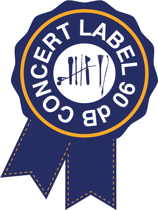 This Show Got The Label "concert 90db" Clipart (694x674), Png Download