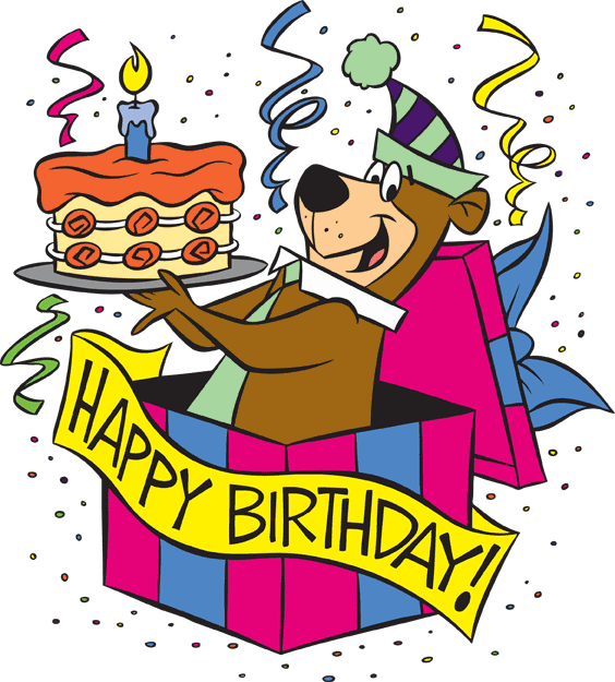 Yogi Bear Asks For Canned Food To Be Donated To The - Happy Birthday From Yogi Bear Clipart (564x625), Png Download
