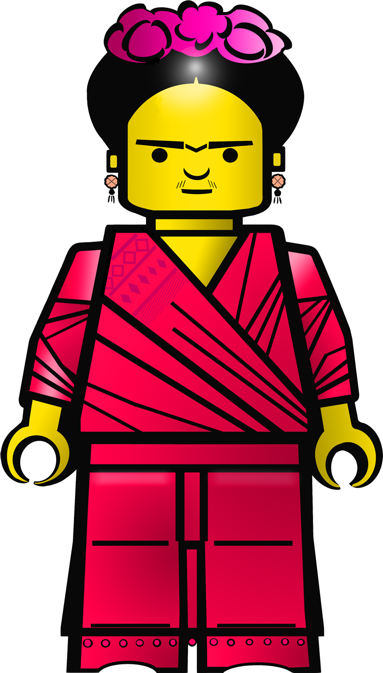 Download 1 File - Frida Kahlo Lego Clipart (2480x2480), Png Download