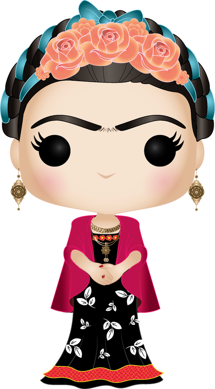 This Was My Favorite Pop To Design I Really Enjoyed - Frida Kahlo Funko Pop Clipart (442x800), Png Download