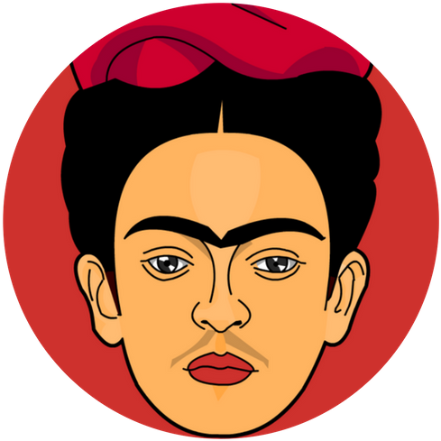 Frida Kahlo - Art Malala Clipart (750x500), Png Download