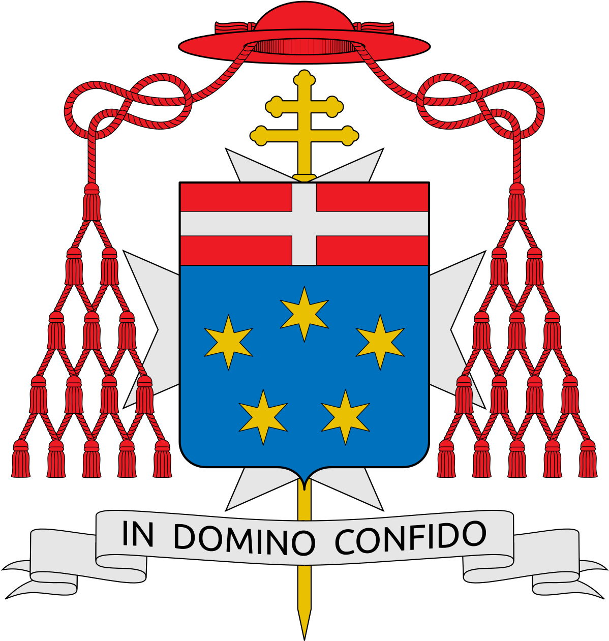 Cardinal Wuerl Coat Of Arms Clipart (1200x1268), Png Download